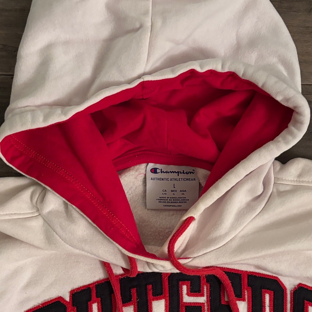 Champion White and Gray Rutgers Sweatshirts - Picture 3 of 7